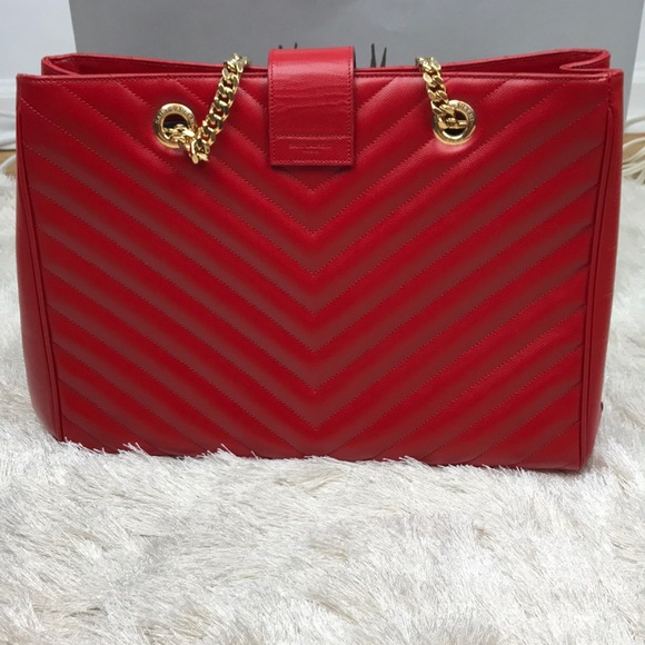 Saint Laurent Monogram Matelasse Shopper Bag Tote - Picture 5 of 8